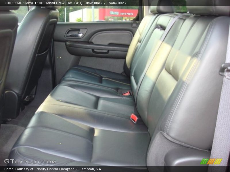 Onyx Black / Ebony Black 2007 GMC Sierra 1500 Denali Crew Cab 4WD