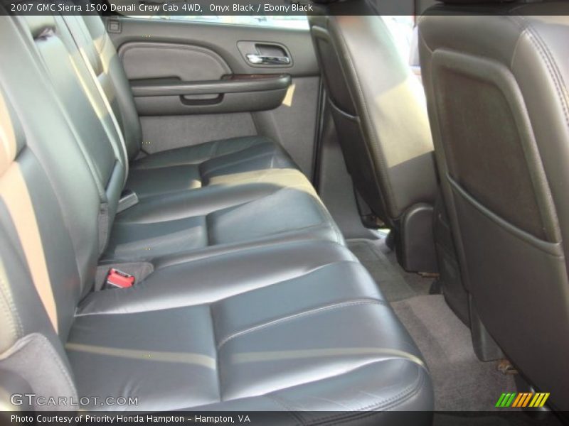 Onyx Black / Ebony Black 2007 GMC Sierra 1500 Denali Crew Cab 4WD