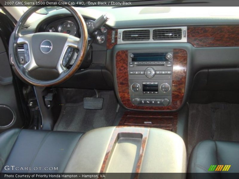 Onyx Black / Ebony Black 2007 GMC Sierra 1500 Denali Crew Cab 4WD