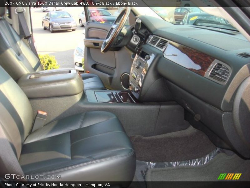 Onyx Black / Ebony Black 2007 GMC Sierra 1500 Denali Crew Cab 4WD