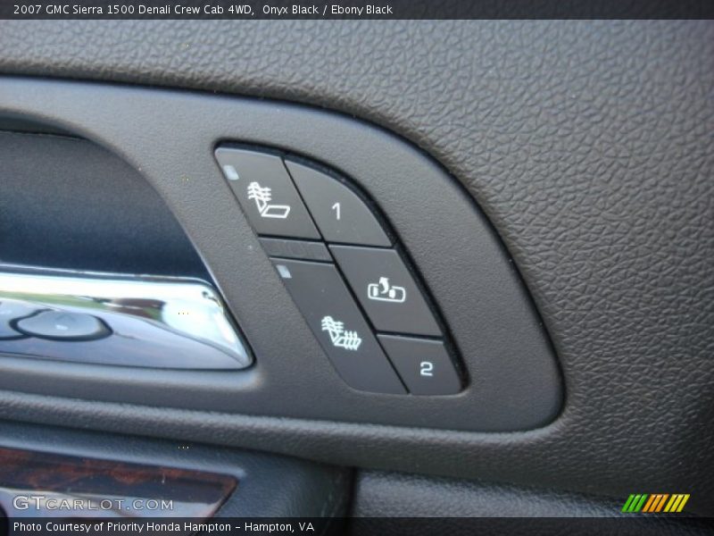 Onyx Black / Ebony Black 2007 GMC Sierra 1500 Denali Crew Cab 4WD