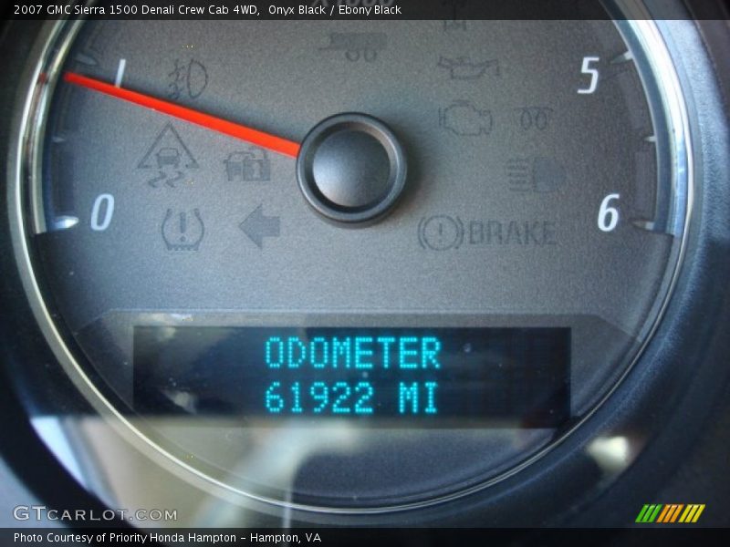 Onyx Black / Ebony Black 2007 GMC Sierra 1500 Denali Crew Cab 4WD