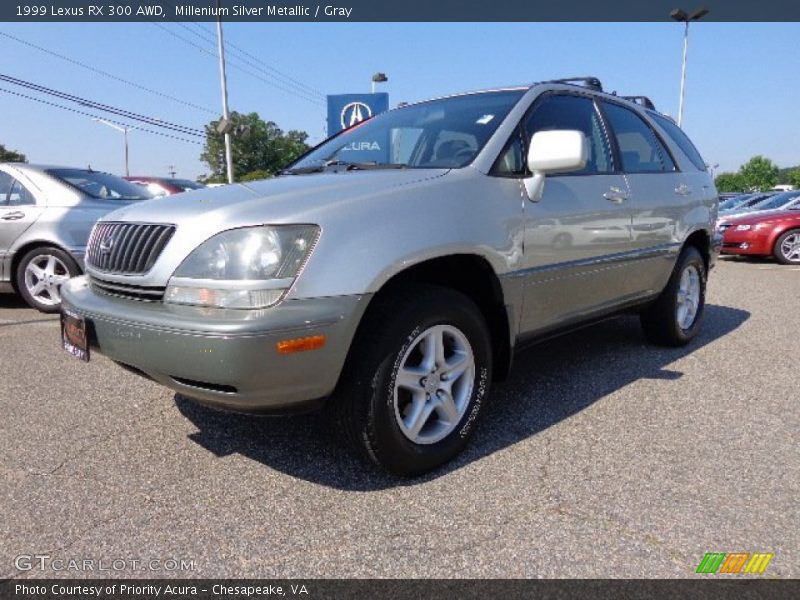 Millenium Silver Metallic / Gray 1999 Lexus RX 300 AWD