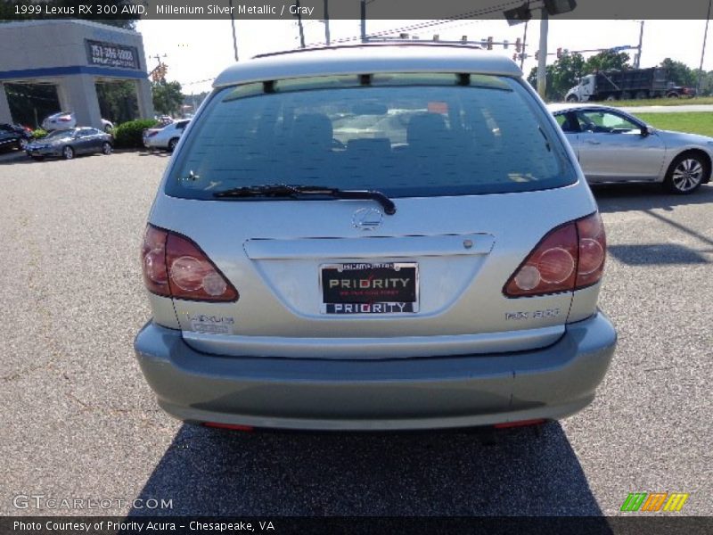 Millenium Silver Metallic / Gray 1999 Lexus RX 300 AWD
