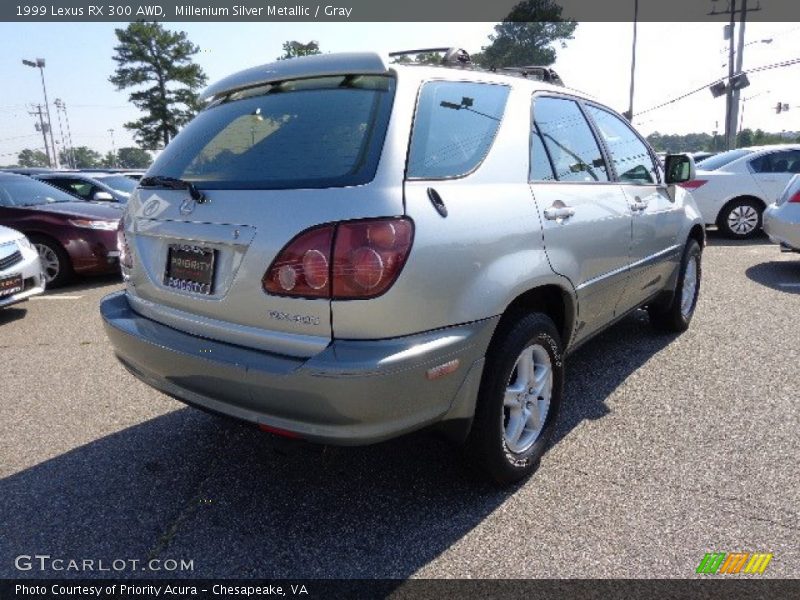 Millenium Silver Metallic / Gray 1999 Lexus RX 300 AWD