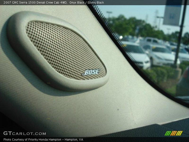 Onyx Black / Ebony Black 2007 GMC Sierra 1500 Denali Crew Cab 4WD