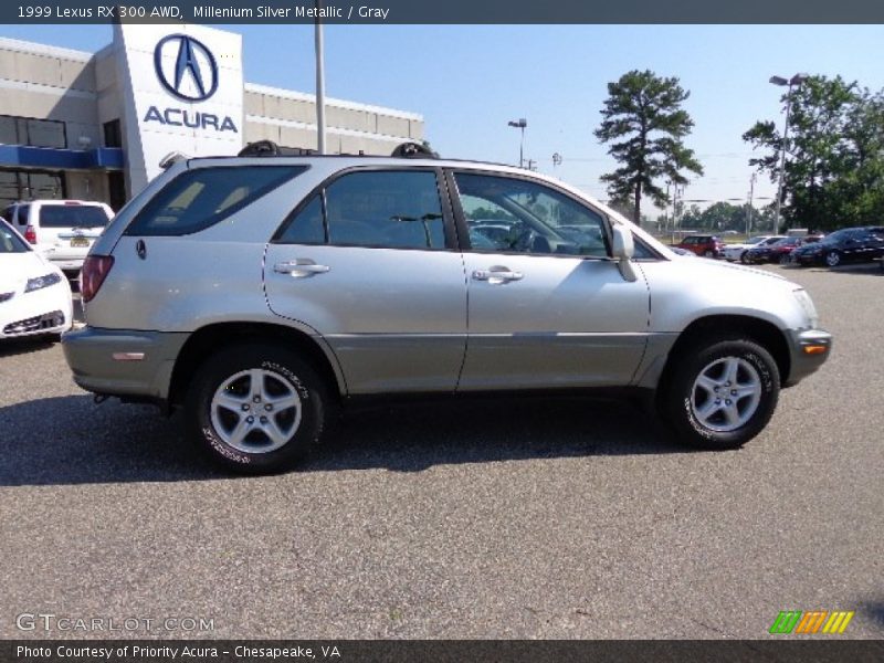 Millenium Silver Metallic / Gray 1999 Lexus RX 300 AWD