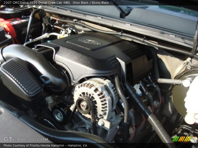 Onyx Black / Ebony Black 2007 GMC Sierra 1500 Denali Crew Cab 4WD