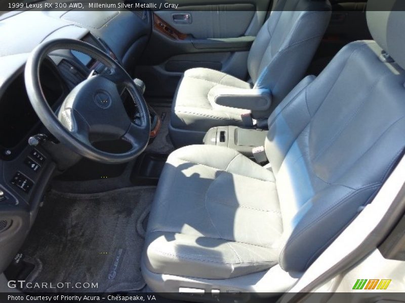 Millenium Silver Metallic / Gray 1999 Lexus RX 300 AWD