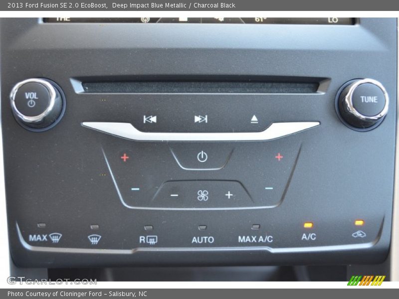 Deep Impact Blue Metallic / Charcoal Black 2013 Ford Fusion SE 2.0 EcoBoost