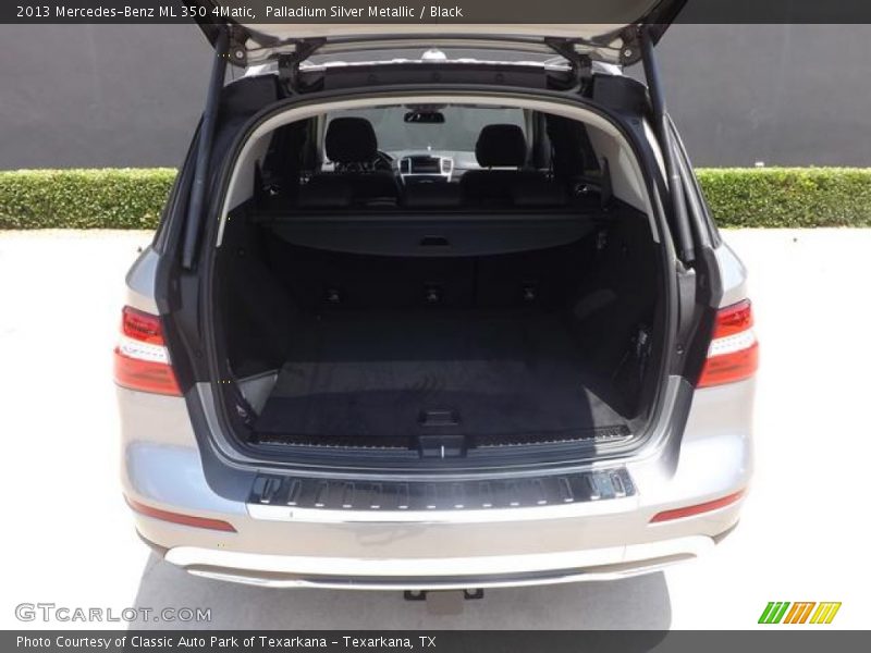 Palladium Silver Metallic / Black 2013 Mercedes-Benz ML 350 4Matic