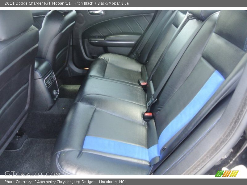 Rear Seat of 2011 Charger R/T Mopar '11