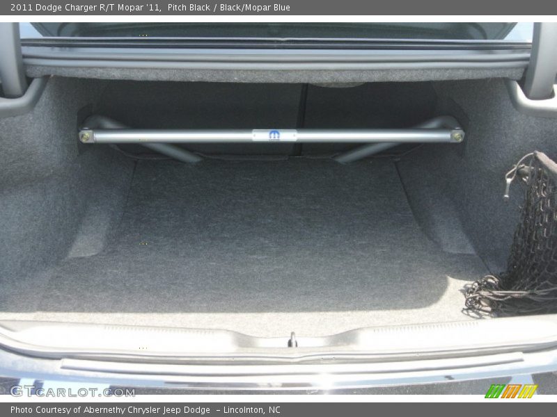 Pitch Black / Black/Mopar Blue 2011 Dodge Charger R/T Mopar '11