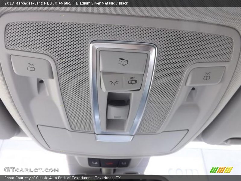 Palladium Silver Metallic / Black 2013 Mercedes-Benz ML 350 4Matic