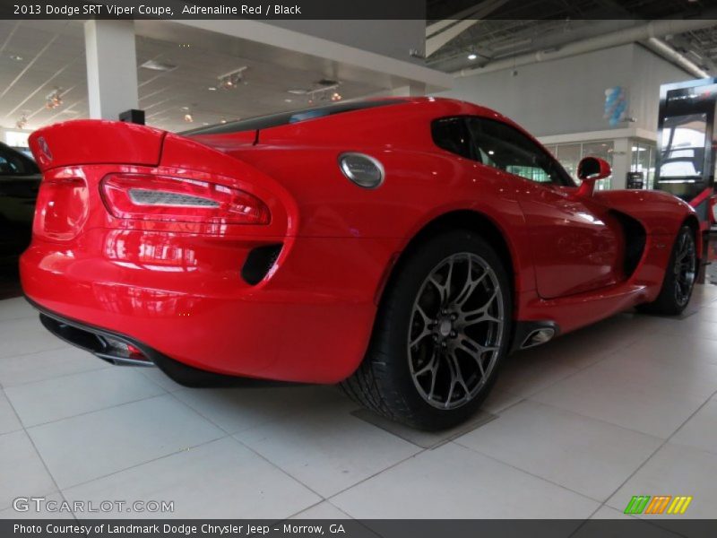Adrenaline Red / Black 2013 Dodge SRT Viper Coupe