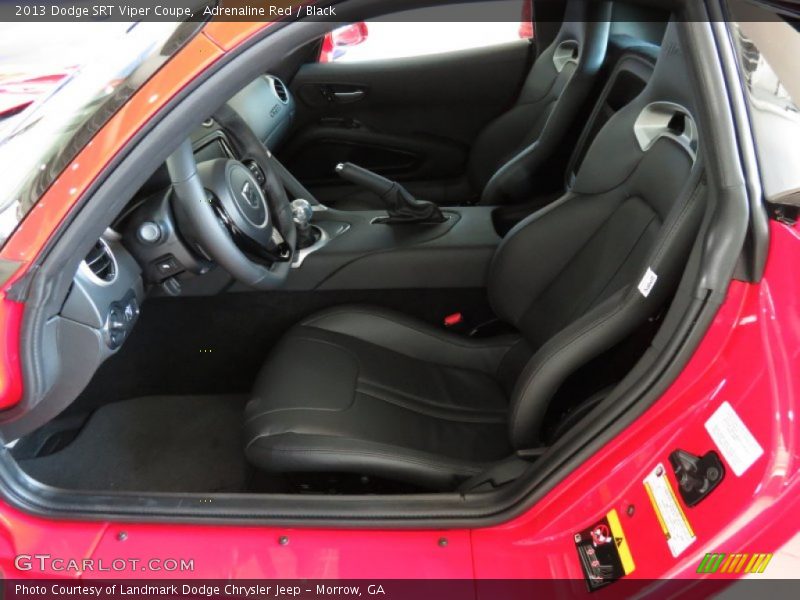  2013 SRT Viper Coupe Black Interior