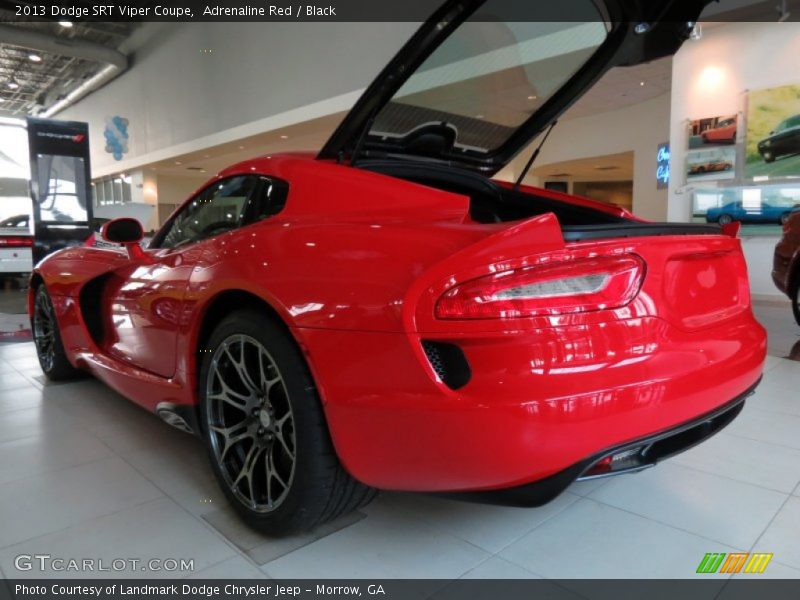 Adrenaline Red / Black 2013 Dodge SRT Viper Coupe