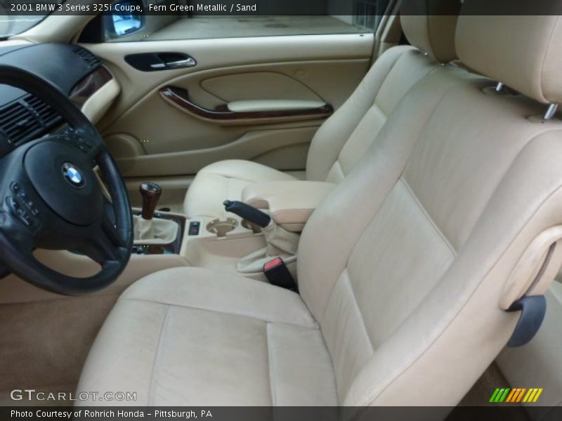 Front Seat of 2001 3 Series 325i Coupe