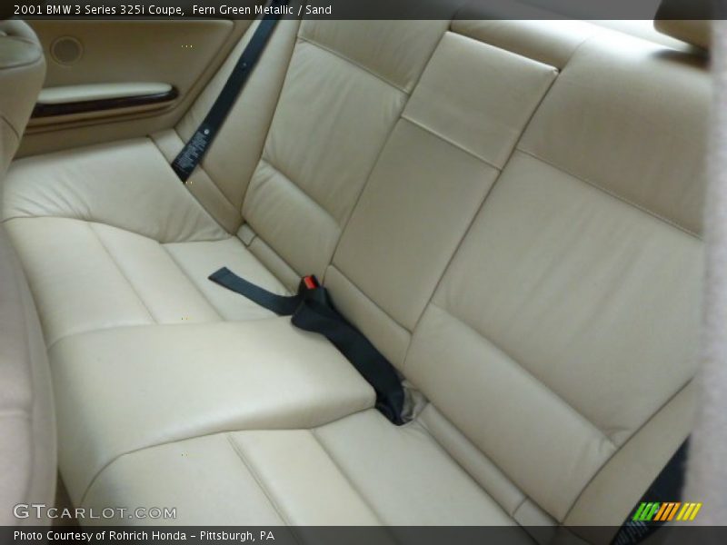 Rear Seat of 2001 3 Series 325i Coupe