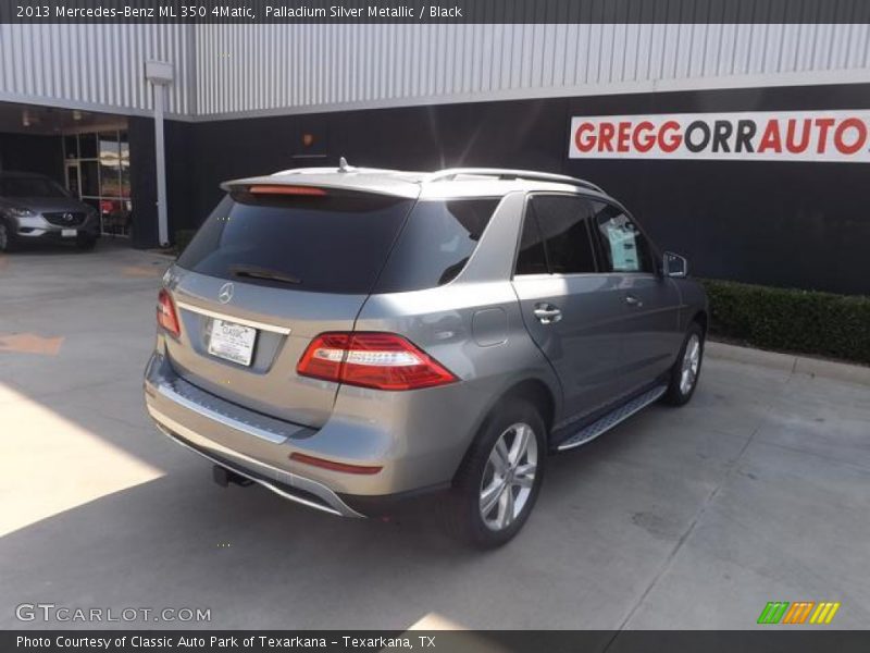 Palladium Silver Metallic / Black 2013 Mercedes-Benz ML 350 4Matic