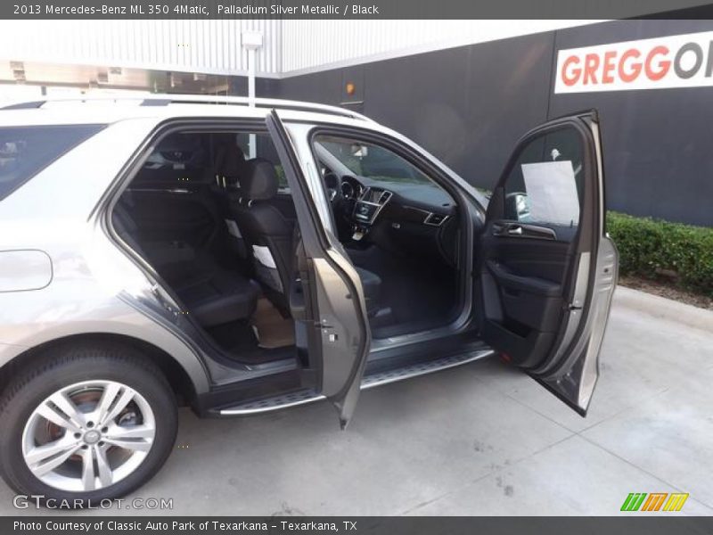 Palladium Silver Metallic / Black 2013 Mercedes-Benz ML 350 4Matic