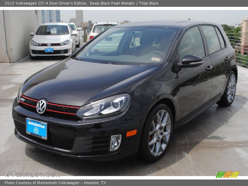 Deep Black Pearl Metallic / Titan Black 2013 Volkswagen GTI 4 Door Driver's Edition