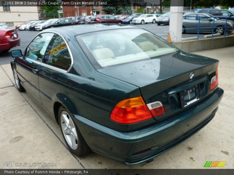 Fern Green Metallic / Sand 2001 BMW 3 Series 325i Coupe