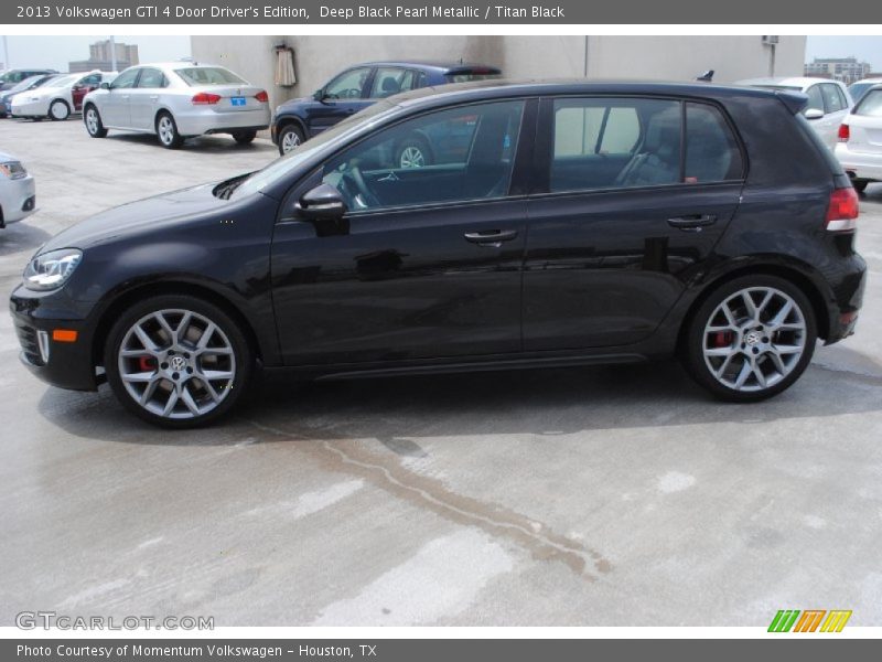 Deep Black Pearl Metallic / Titan Black 2013 Volkswagen GTI 4 Door Driver's Edition