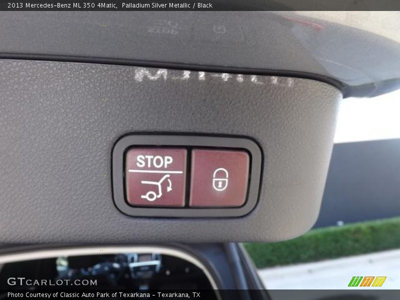 Palladium Silver Metallic / Black 2013 Mercedes-Benz ML 350 4Matic