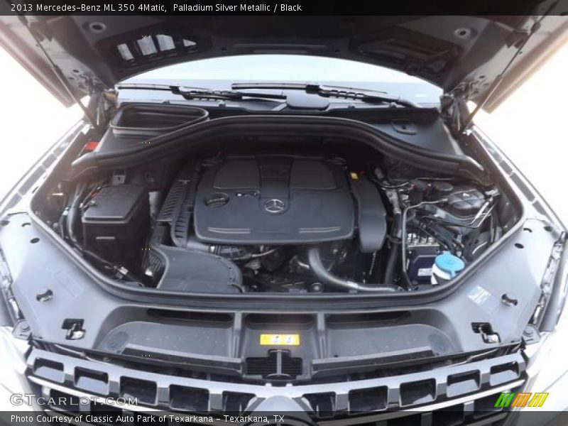 Palladium Silver Metallic / Black 2013 Mercedes-Benz ML 350 4Matic