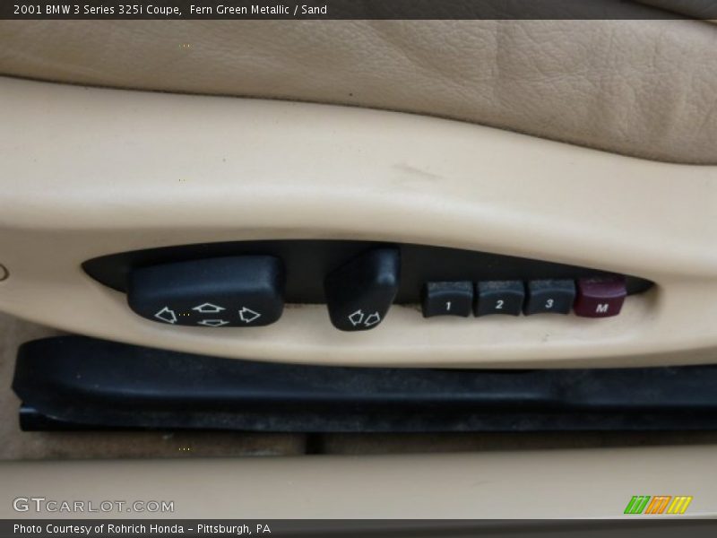 Fern Green Metallic / Sand 2001 BMW 3 Series 325i Coupe