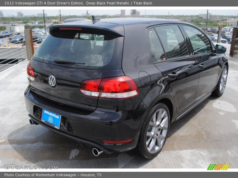 Deep Black Pearl Metallic / Titan Black 2013 Volkswagen GTI 4 Door Driver's Edition