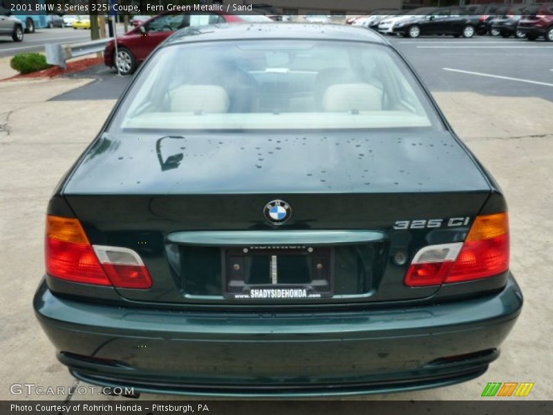 Fern Green Metallic / Sand 2001 BMW 3 Series 325i Coupe