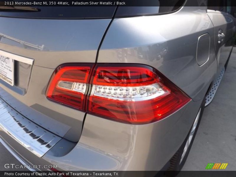 Palladium Silver Metallic / Black 2013 Mercedes-Benz ML 350 4Matic