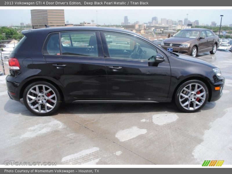 Deep Black Pearl Metallic / Titan Black 2013 Volkswagen GTI 4 Door Driver's Edition