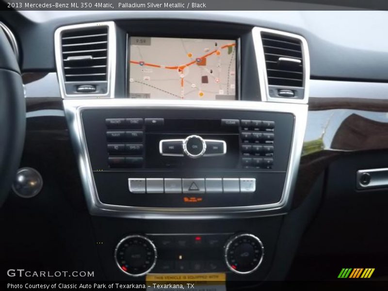 Palladium Silver Metallic / Black 2013 Mercedes-Benz ML 350 4Matic