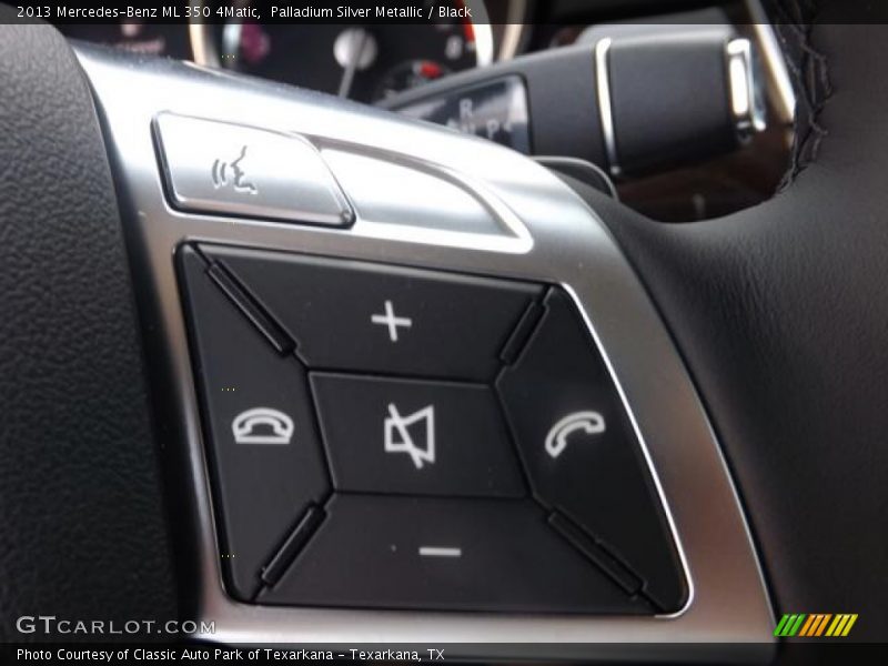 Palladium Silver Metallic / Black 2013 Mercedes-Benz ML 350 4Matic