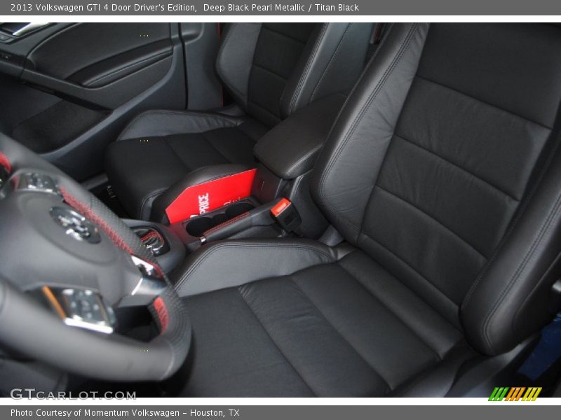 Deep Black Pearl Metallic / Titan Black 2013 Volkswagen GTI 4 Door Driver's Edition