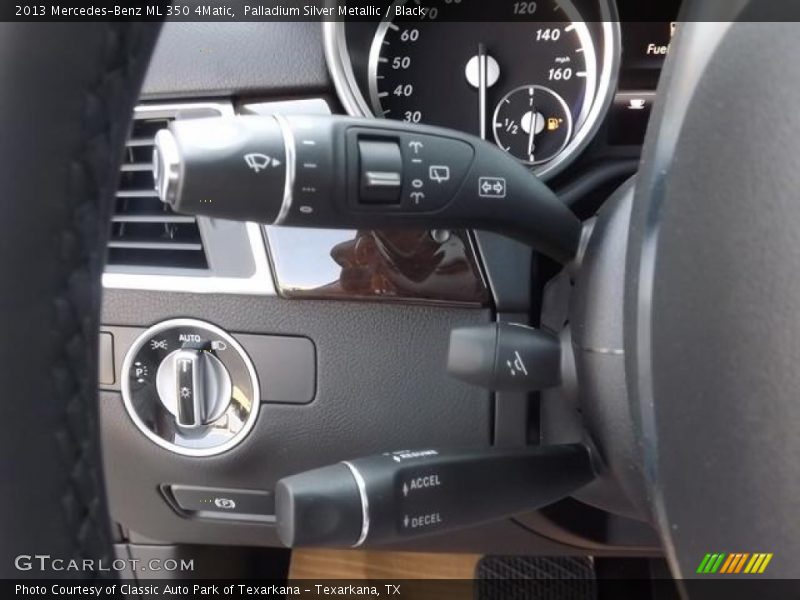 Palladium Silver Metallic / Black 2013 Mercedes-Benz ML 350 4Matic