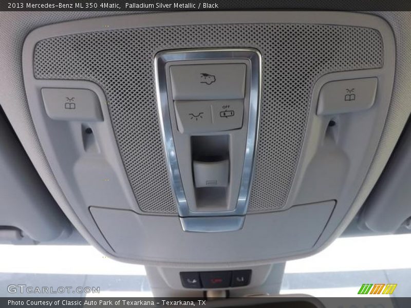 Palladium Silver Metallic / Black 2013 Mercedes-Benz ML 350 4Matic