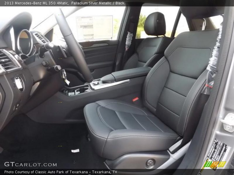 Palladium Silver Metallic / Black 2013 Mercedes-Benz ML 350 4Matic