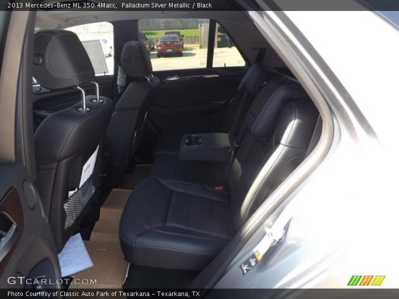 Palladium Silver Metallic / Black 2013 Mercedes-Benz ML 350 4Matic