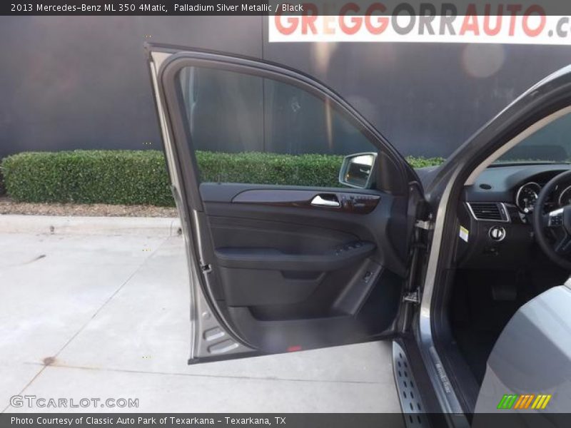 Palladium Silver Metallic / Black 2013 Mercedes-Benz ML 350 4Matic