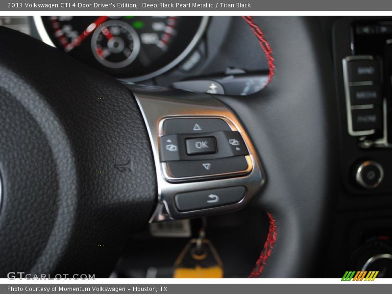 Deep Black Pearl Metallic / Titan Black 2013 Volkswagen GTI 4 Door Driver's Edition