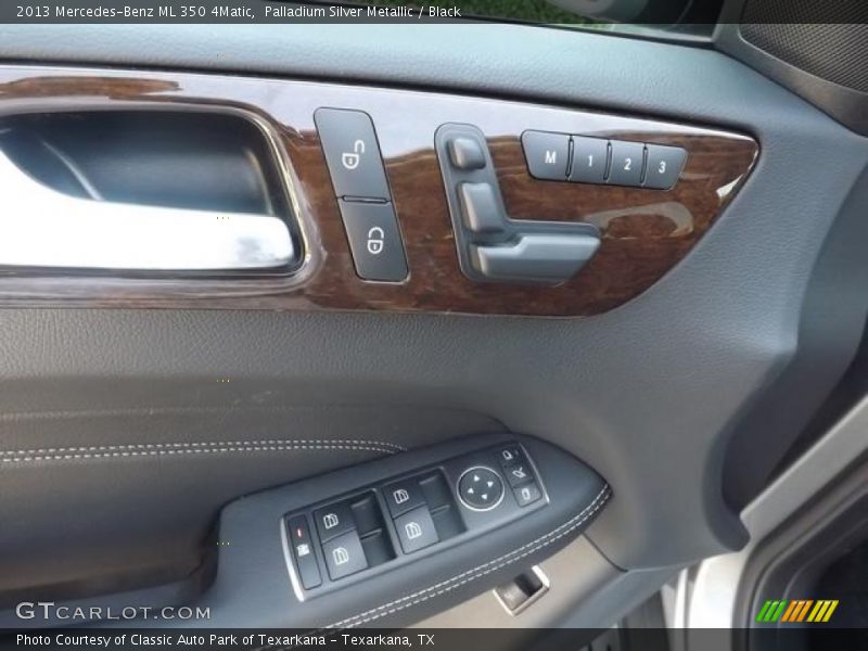 Palladium Silver Metallic / Black 2013 Mercedes-Benz ML 350 4Matic