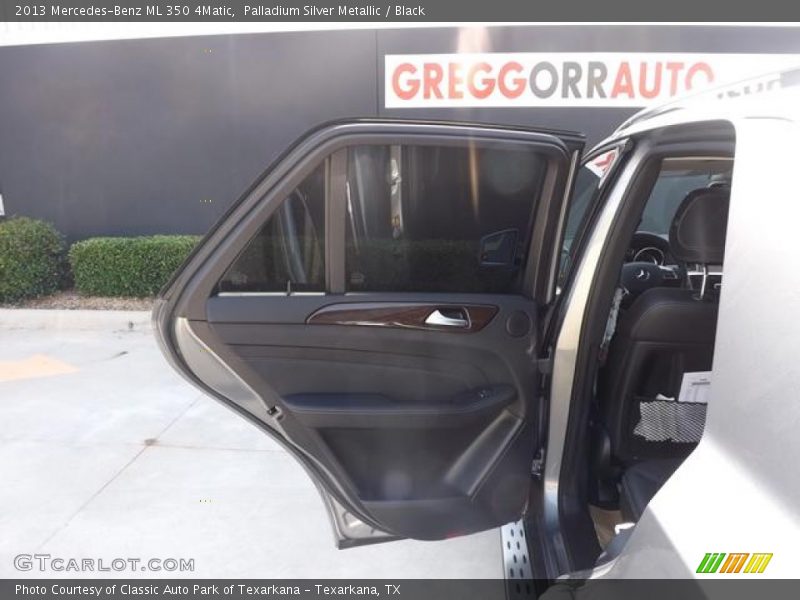 Palladium Silver Metallic / Black 2013 Mercedes-Benz ML 350 4Matic