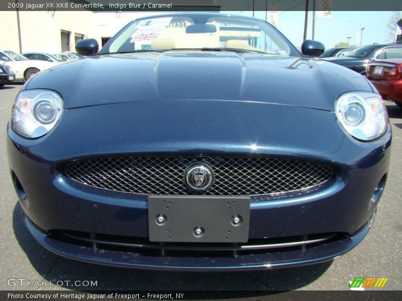 Indigo Blue / Caramel 2009 Jaguar XK XK8 Convertible