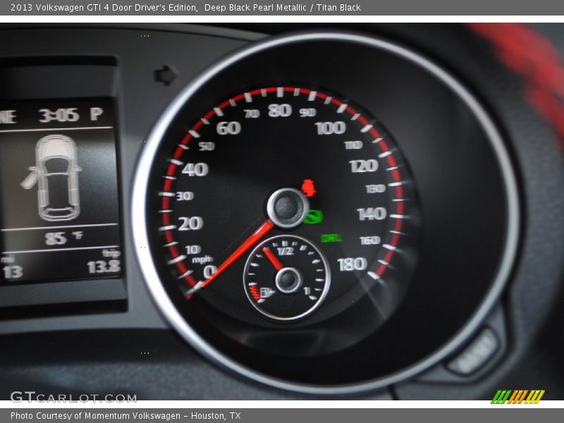 Deep Black Pearl Metallic / Titan Black 2013 Volkswagen GTI 4 Door Driver's Edition