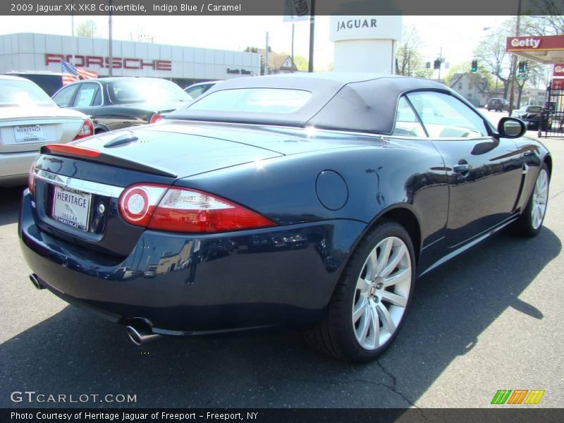Indigo Blue / Caramel 2009 Jaguar XK XK8 Convertible