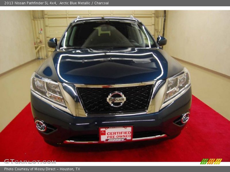 Arctic Blue Metallic / Charcoal 2013 Nissan Pathfinder SL 4x4